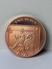 2016 Proof Shield 2p Coin Brilliant Uncirculated Two Pence Bunc Uncirc Date Run