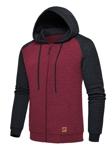 yuyangdpb Men's Zip Up Hoodie Lightweight Hooded Sweatshirt Jackets With Kang...