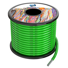 14Awg Silicone Electrical Wire Cable 30Ft Green 14 Gauge Hookup Wires Kit Strand