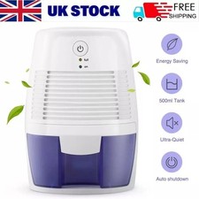 NEW! 500ML Mini Dehumidifier Damp Mould Condensation Moisture Dehumidifier UK