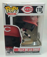 Elly De La Cruz#118 Cincinnati Reds MLB Funko Pop! Baseball Vinyl Figure Damaged