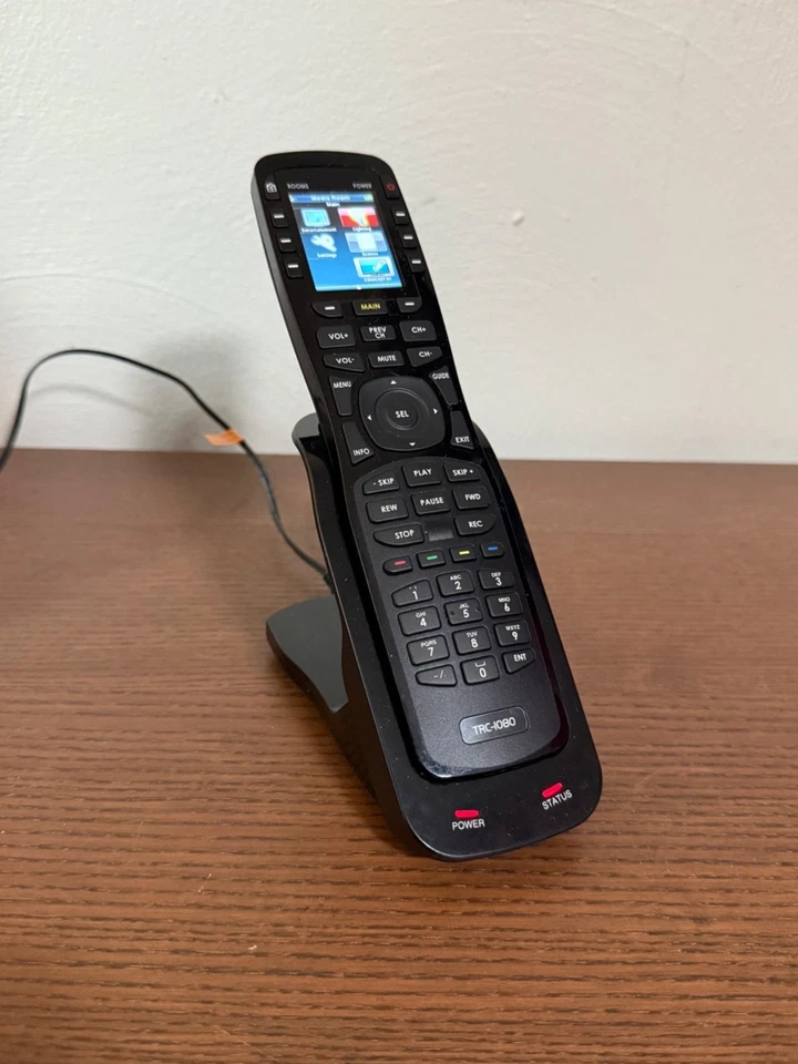 Controle remoto universal TRC-1080 controlador de sistema tela sensível ao toque com base de carregador - Imagem 3 de 3