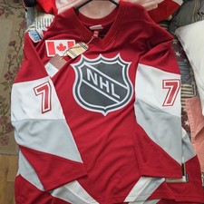 Men's Mitchell & Ness Ray Bourque Scarlet  1999 NHL All-Star Game Blue Line XL