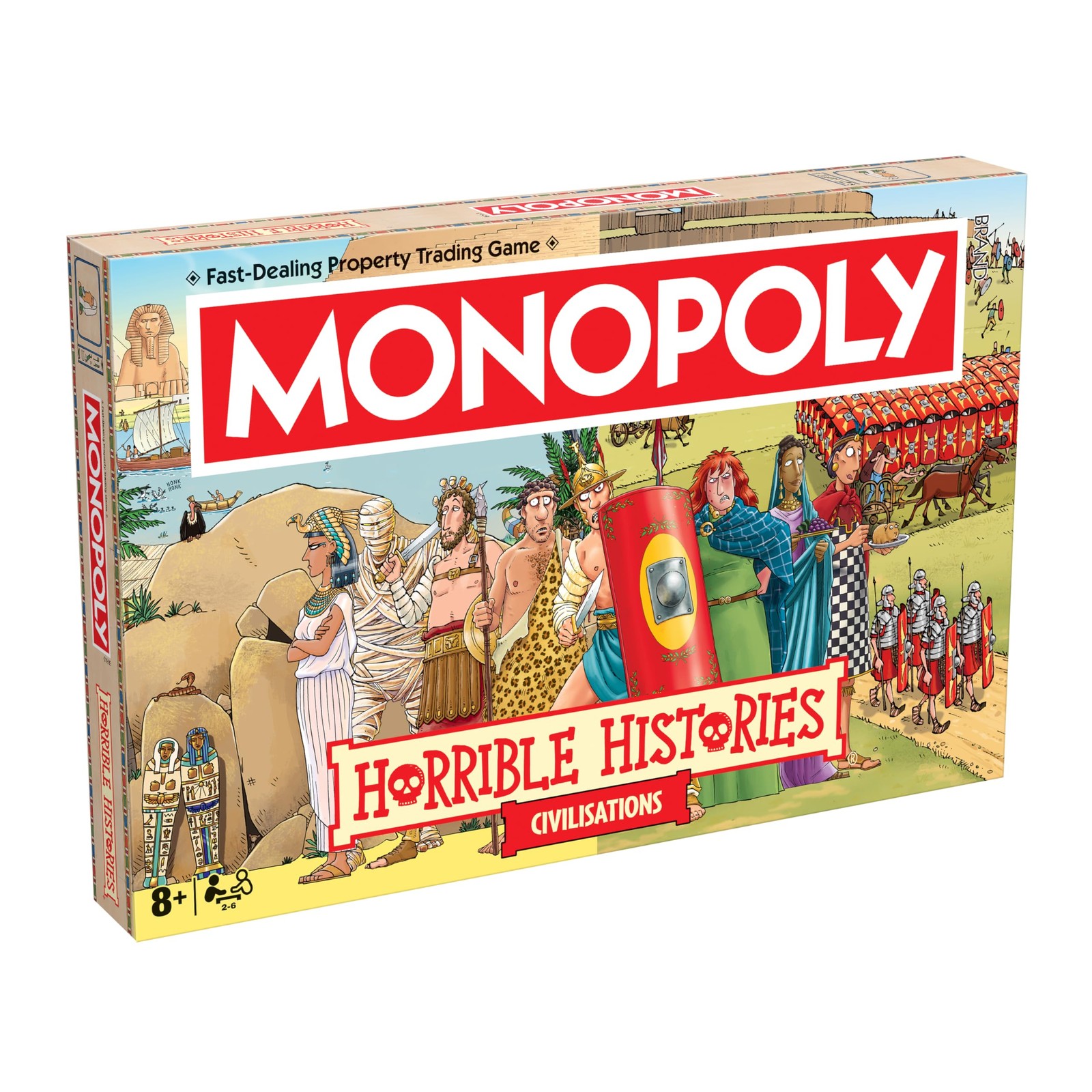 Winning Moves Horrible Histories Ancient Civilisations Monopoly classic board ga 9990₽