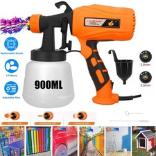Electric Paint Air Spray Gun Kit High Pressure Car Primer Gun 1.8mm 2.5mm Nozzle