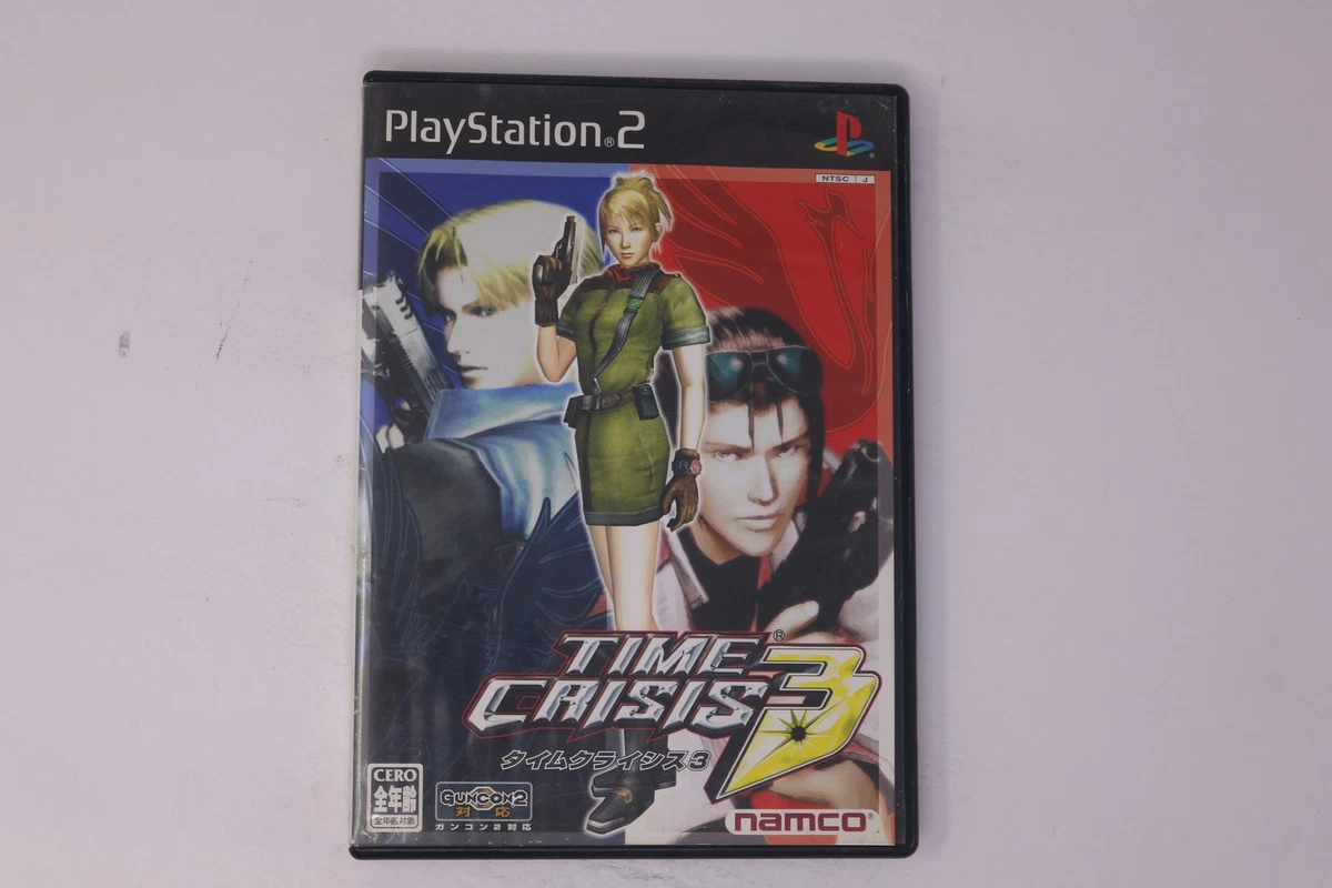 PS2 - Time Crisis 2 + Time Crisis 3 (unterstützt Lightgun) (mit OVP