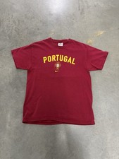 Portugal Shirt Nike Football Soccer Vintage Y2K Center Swoosh Men Medium RARE