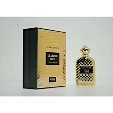 Anfar Men's Leather Oud Gold Edition EDP Spray 3.4 oz Fragrances 6292257641219