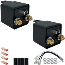 Relay 200A, 12V Continuous Duty SPST 4-pin High Power Relay Set