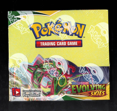 ポケモンカードSword & Shield: Evolving Skies Pokemon TCG Sword & Shield EVOLVING SKIES Booster Box Sealed 36