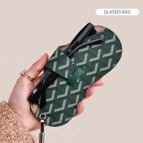Borsa per occhiali da sole portatile, custodia per occhiali da sole sottile, custodia per occhiali da sole da viaggio con... - Foto 6 di 7