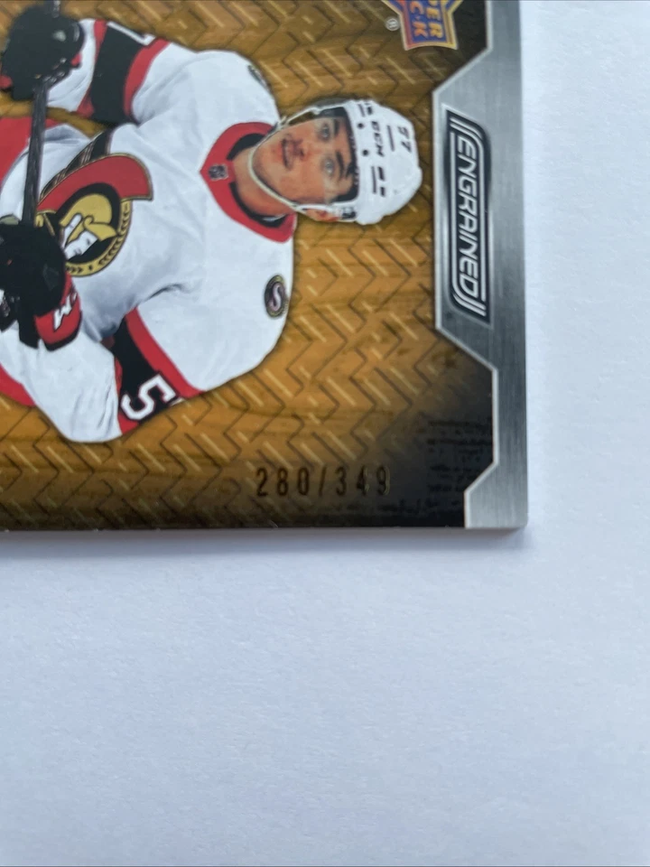 2023-24 Upper Deck Engrained Oak Shane Pinto /349 #44 Ottawa Senators Card - Image 3 of 3