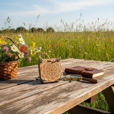 Taschengr&ouml;&szlig;e Blumenpresse Tragbar Pflanzenpresse Dekorativ f&uuml;r Sammeln
