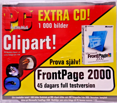 IBM PC -- 1.000 BILDER CLIPART! (PC HEMMA - CD-ROM) #SWEDISH EDITION