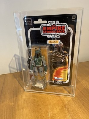Star Wars Boba Fett   40th Anniversary The Empire Strikes Back 6 Inch Acryl Case