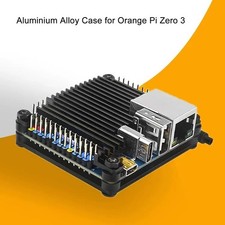 Aluminium Alloy Case for Orange Pi Zero 3 Passive Cooling Precise Cutouts