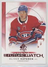 2024-25 SP Authentic Future Watch Limited Red Oliver Kapanen #169 0k26