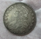 1813 Bust Half Dollar XF Estate Fresh O-107a (Nice Coin)