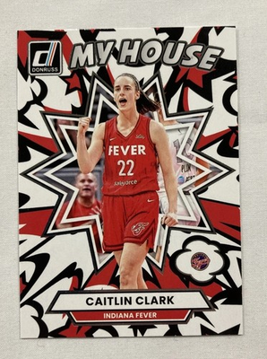 #ad 2025 Panini Donruss WNBA Caitlin Clark My House #4 Indiana Fever $4.00