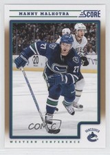 2012-13 Score Gold Rush Manny Malhotra #452 0a4