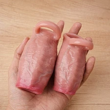 Open Ended-Penis-Sheath-Cock Extender-Erection-Enlarger-Enhancer-Sleeve-Girth US