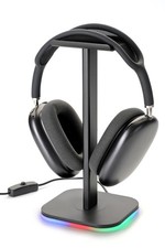 RGB Headphone Stand for Gaming Modern Aluminum Headset Holder for Desk - Sl...