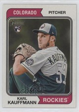 2023 Topps Heritage High Number SP Karl Kauffmann #712 02l6