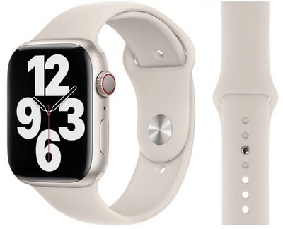 Original Apple Sport Armband 42/44/45/49mm MKUU3ZM/A Starlight  S/M und M/L