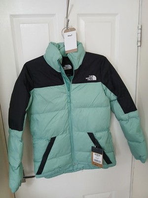 The North Face Diablo Daunenjacke in Wasabi/TNF Schwarz.