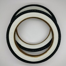 Duro 2x Weißwand Reifen 12 1/2 x 1.75 x 2 1/4 Kinderwagen Roller +/- Schlauch