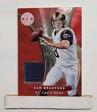 2012 Totally Certified Sam Bradford #68 Platinum Red Patch #'d 237/299 Rams W1