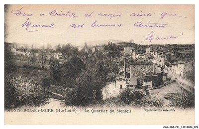 CAR-ADIP11-0750-43 - Monistrol-Sur-Loire - Das Viertel Monteil