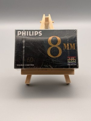 Phillips P5-60 Min 8 mm Blank Video Cassette Kassette Double Coating - NEU / OVP