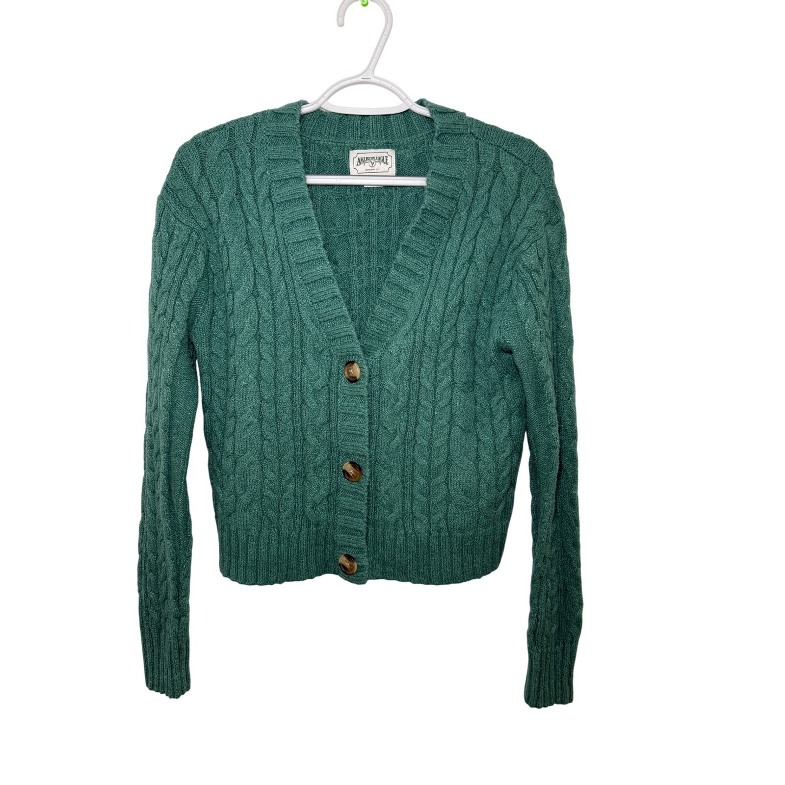 American Eagle Cable Knit Button Up Cardigan Wome… - image 1