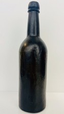 Found In Key West FL! Black glass Pontiled Mid 1800s Colonial/Pirate Beer Bottle