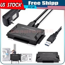USB 3.0 to IDE  SATA Converter External Hard Drive Adapter Kit 2.5"/3.5" Cable 