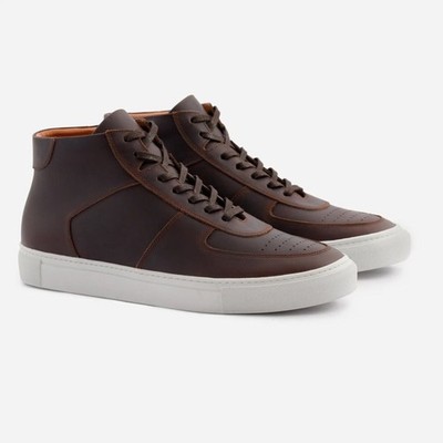 NWOT Men s Beckett Simonon Garcia High Top 100% Leather Sneakers