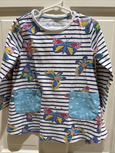 Boden Stripes White Long Sleeve Top Size 20 - 22 (Plus) - 70% off