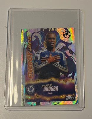 STICKER TOPPS UEFA CHAMPIONS LEAGUE 2025-26 DIDIER DROGBA #569 ENERGY LEGEND - Photo 1/2