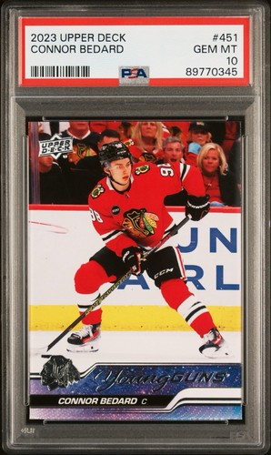 Connor Bedard Young Guns 2023-24 Upper Deck Series 2 - #451 (RC)