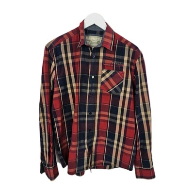 EK8993 Herren Hemd von Pioneer, rot/blau, Gr.M