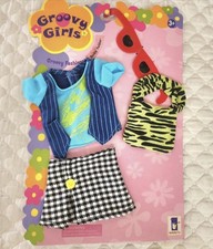 GROOVY NIÑAS MUÑECA ROPA CONJUNTO MODA ROCKIN. ¡NUEVO CON PAQUETE! ¡COMO NUEVO!