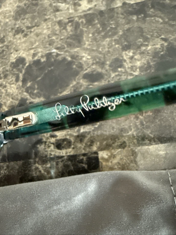 Lilly Pulitzer Feminino Óptico Quadrado Wayland Tartaruga Aqua 50mm - Imagem 4 de 4