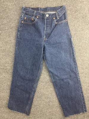 Levis 7701 ＳＸＸ　1st Vintage Levis 701 Student Jeans Womens 28x32 Button Fly Made USA