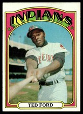 1972 Topps Ted Ford Cleveland Indians #24
