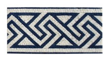 Geometric Mosaic Border Tiles: 8" Bathroom Wall Decor
