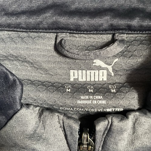 Mens Boreham Wood Fc Football Jacket Zip Up Track Top Puma Grey Medium - Bild 3 von 7