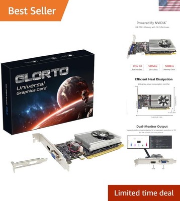 NVIDIA GeForce GT 210 - 1GB Low Profile GPU for Enhanced Multimedia Experience