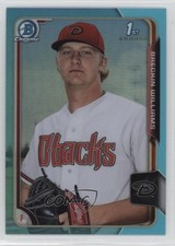 2015 Bowman Draft Chrome Sky Blue Refractor Breckin Williams #88 0c4