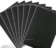 A4 Self Adhesive Black Magnetic Sheet 0.5mm, Fridge Magnet, Crafting, Organizer